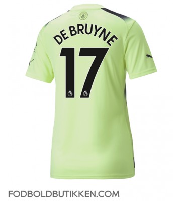 Manchester City Kevin De Bruyne #17 Tredjetrøje Dame 2022-23 Kortærmet